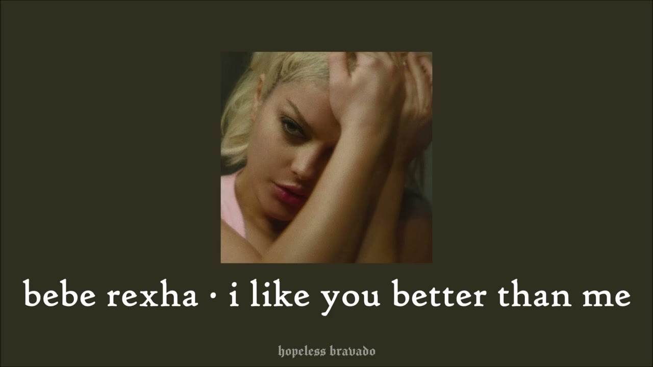 bebe rexha - i like you better than me (slowed & reverb)