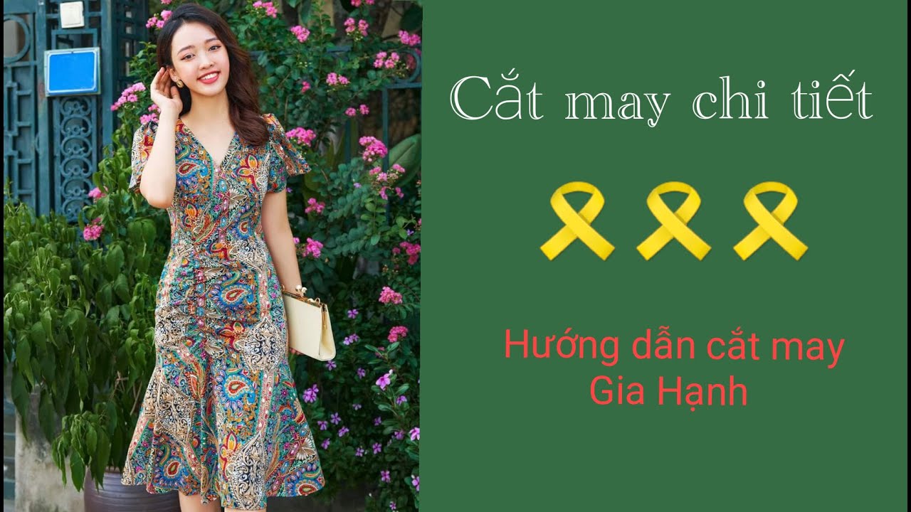 Đầm đuôi cá / cổ tim chấp / tay loe rũ