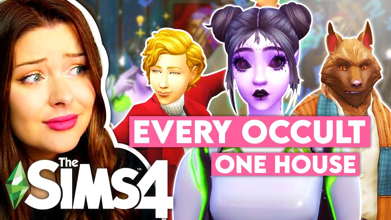 Заставить каждого персонажа-оккультиста в The Sims 4 жить в одном доме? Геймплей Sims 4 Occult