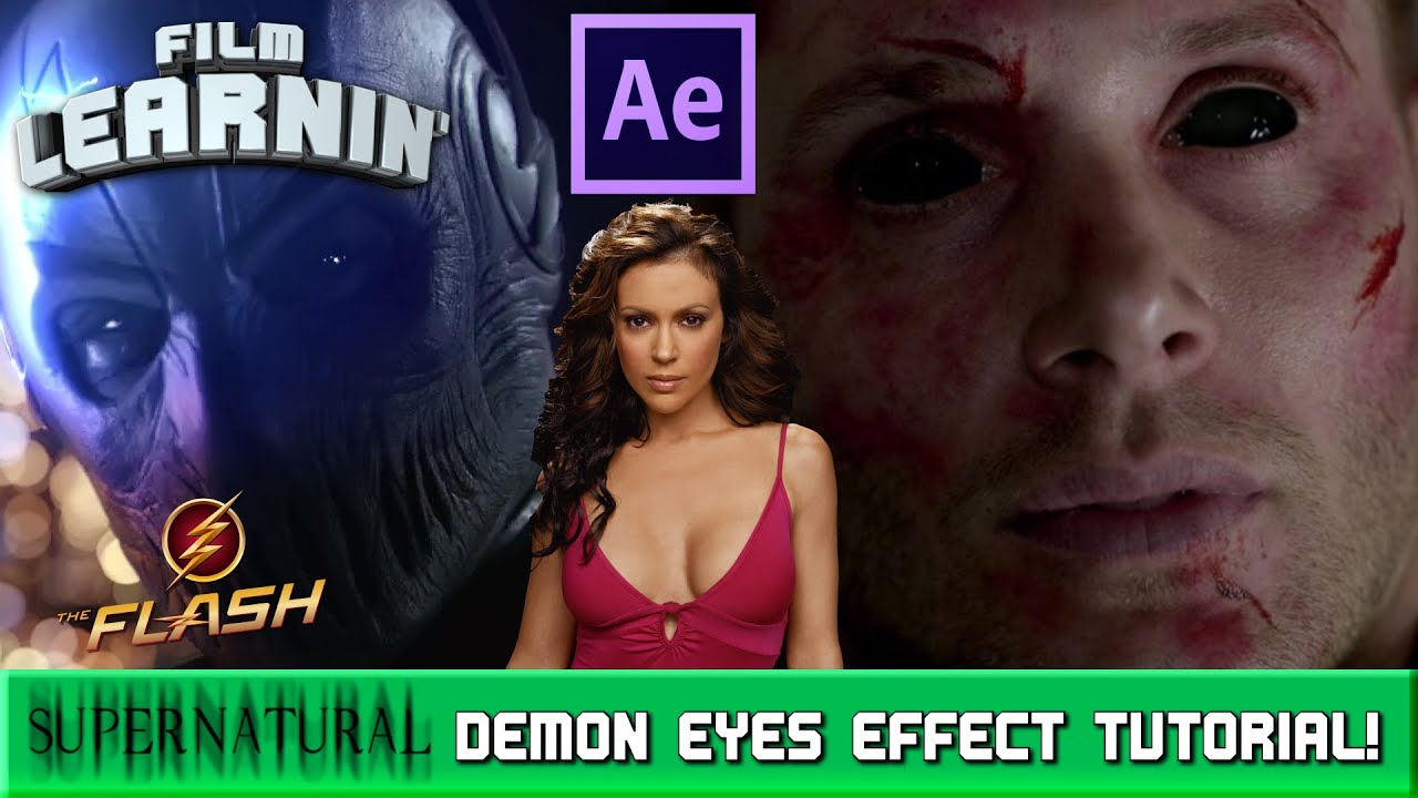 Easy Demon Eyes After Effects Tutorial! | Film Learnin