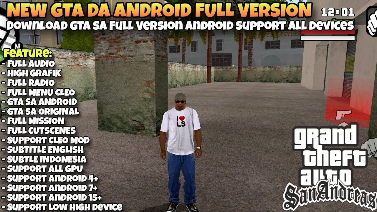 TERBARU TUTORIAL LENGKAP GTA SAN ANDREAS ANDROID ALL GPU VERSION | TUTORIAL GTA SA ANDROID TERBARU