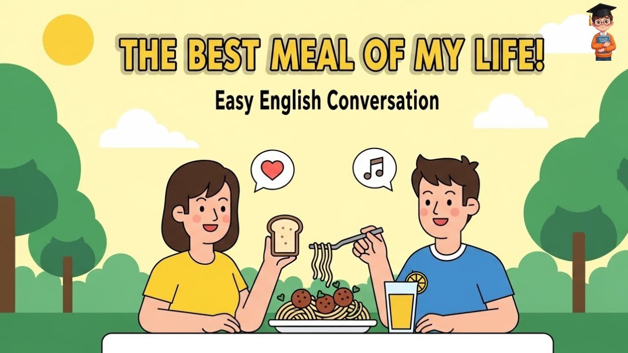 Talking About Your Best Meal Ever 🍽️ | FluentX English Speaking Podcast