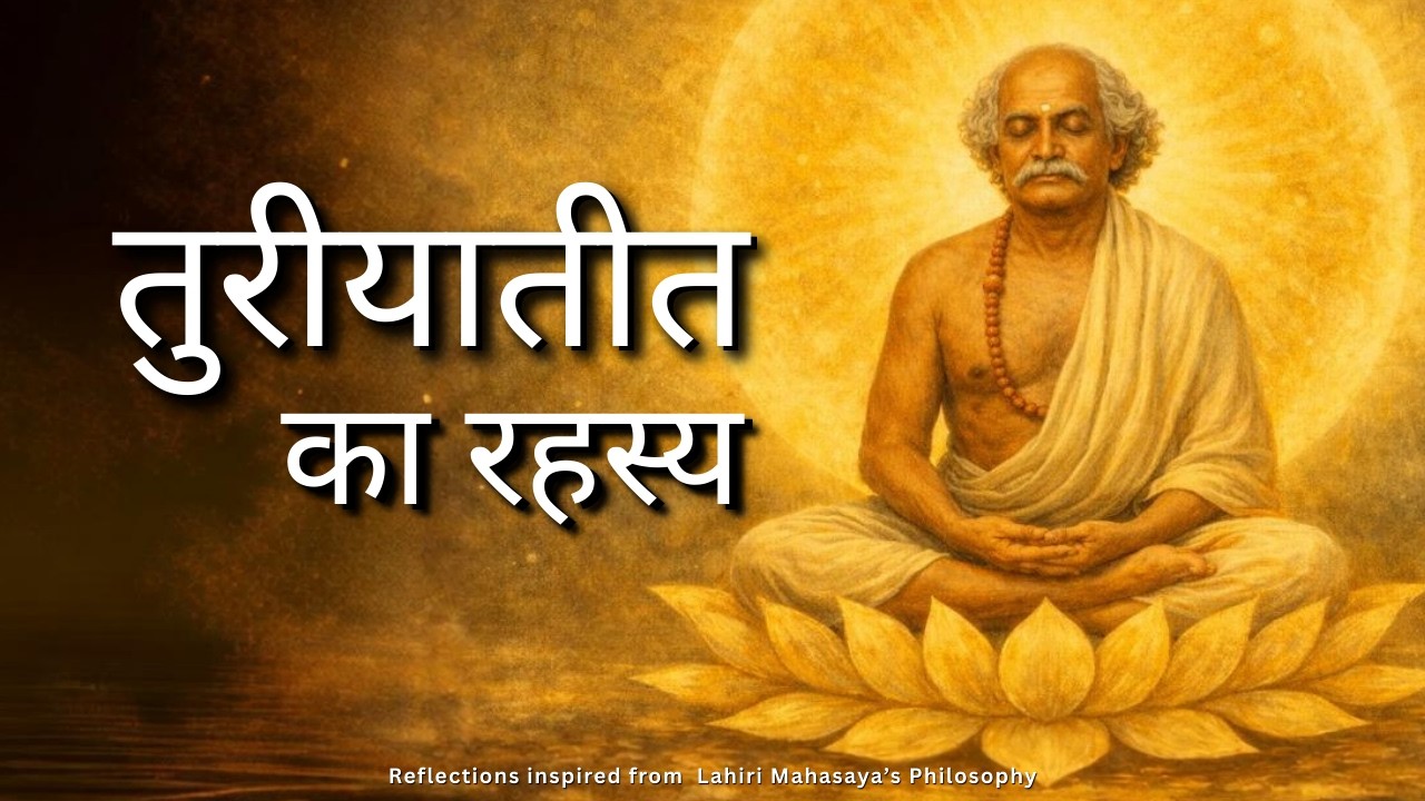 तुरीयातीत का रहस्य: Lahiri Mahasaya: My reflections