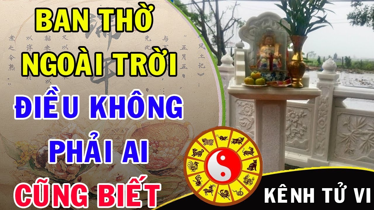 Cây hương ngoài trời thờ ai - Điều không phải người nào cũng biết