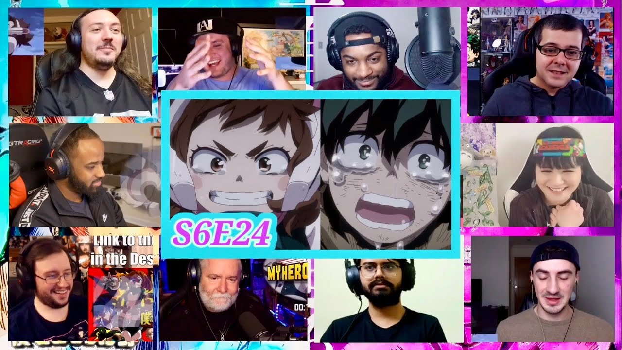 My Hero Academia Season 6 Episode 24 Reaction Mashup | 僕のヒーローアカデミア
