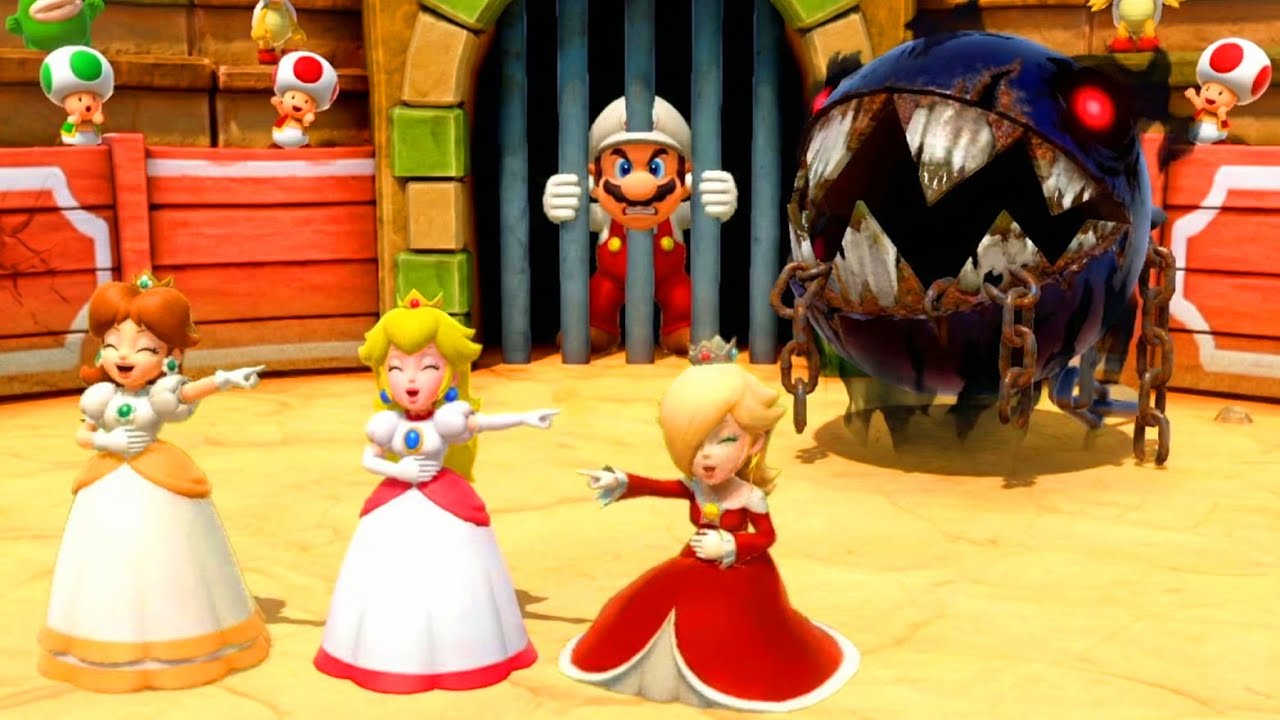 スーパー マリオパーティ 】 ロゼッタが2人！？ピーチ・デイジーが挑む美しすぎる分身バトル (たつじん)