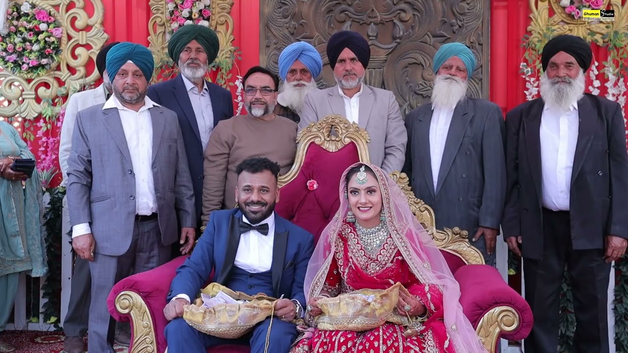 Amanvir Singh Weds Simratpal Kaur Part 10 Ghuman Studio Bhogpur M No.9779923759