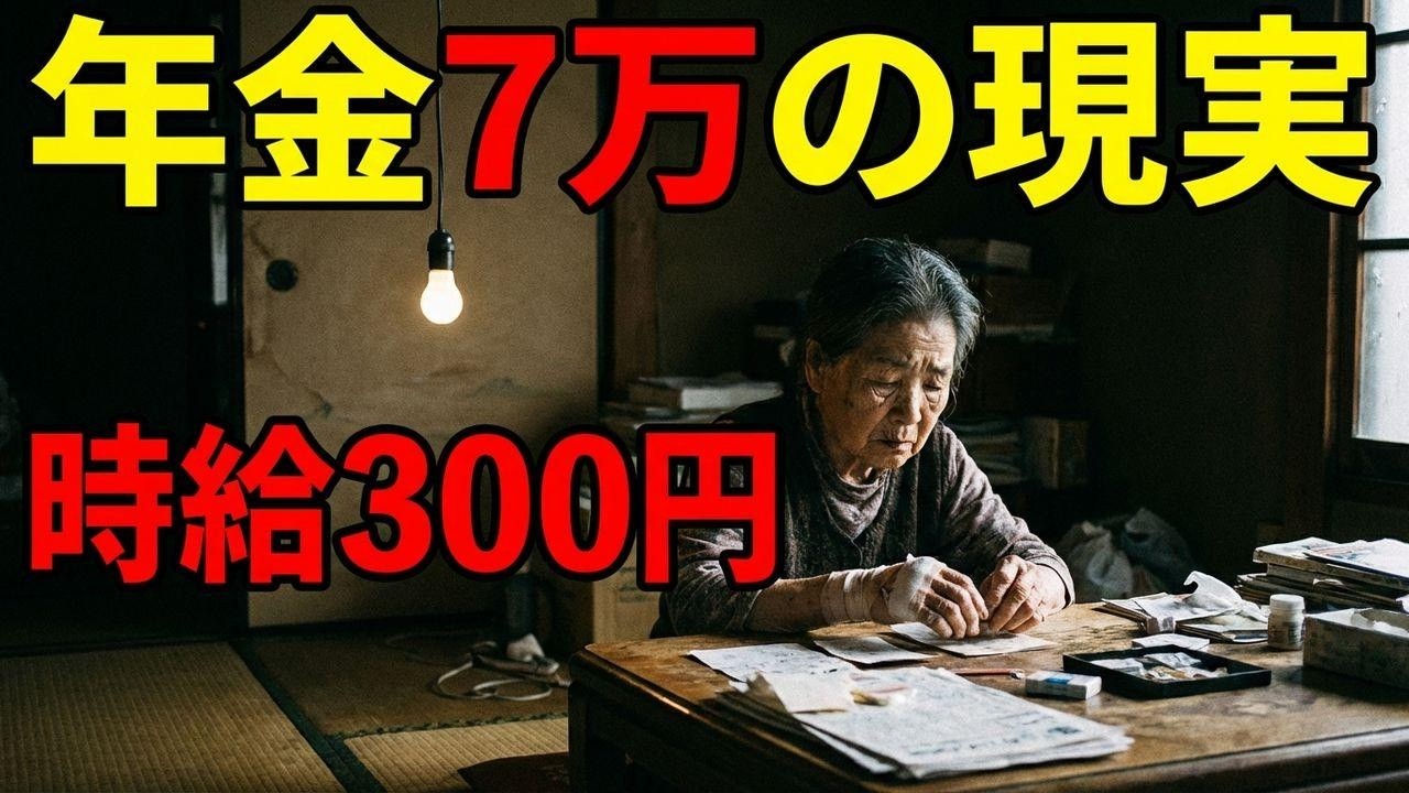 年金7万の絶望。78歳独り身女性、壊れた手で内職する凄絶な1日