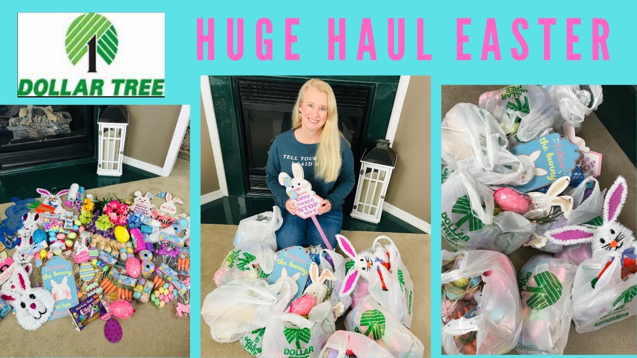 Dollar Tree HUGE over $100 Easter Shopping Haul🌷