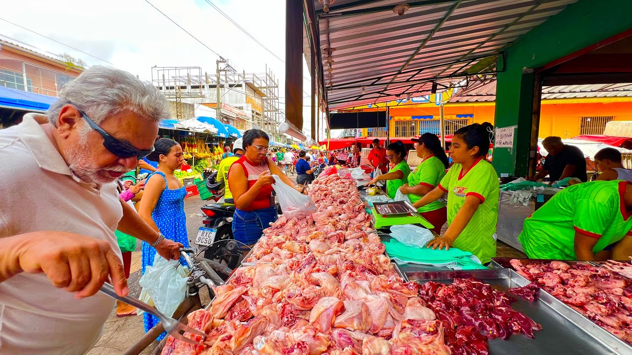 O MAR DE FRANGO que Parou a Cidade! 🤯 Fartura ABSURDA na MAIOR FEIRA de ICOARACI!