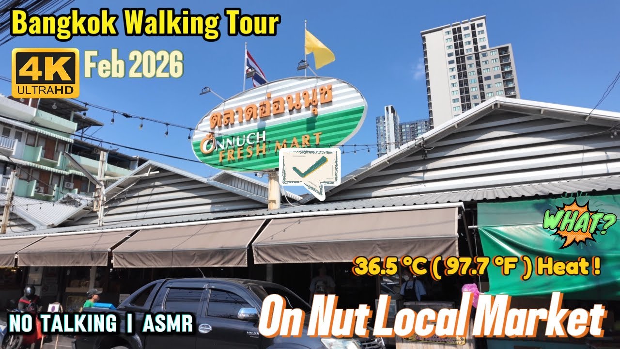 Bangkok As It Is: On Nut Local Market & Street Food Walking Tour 2026