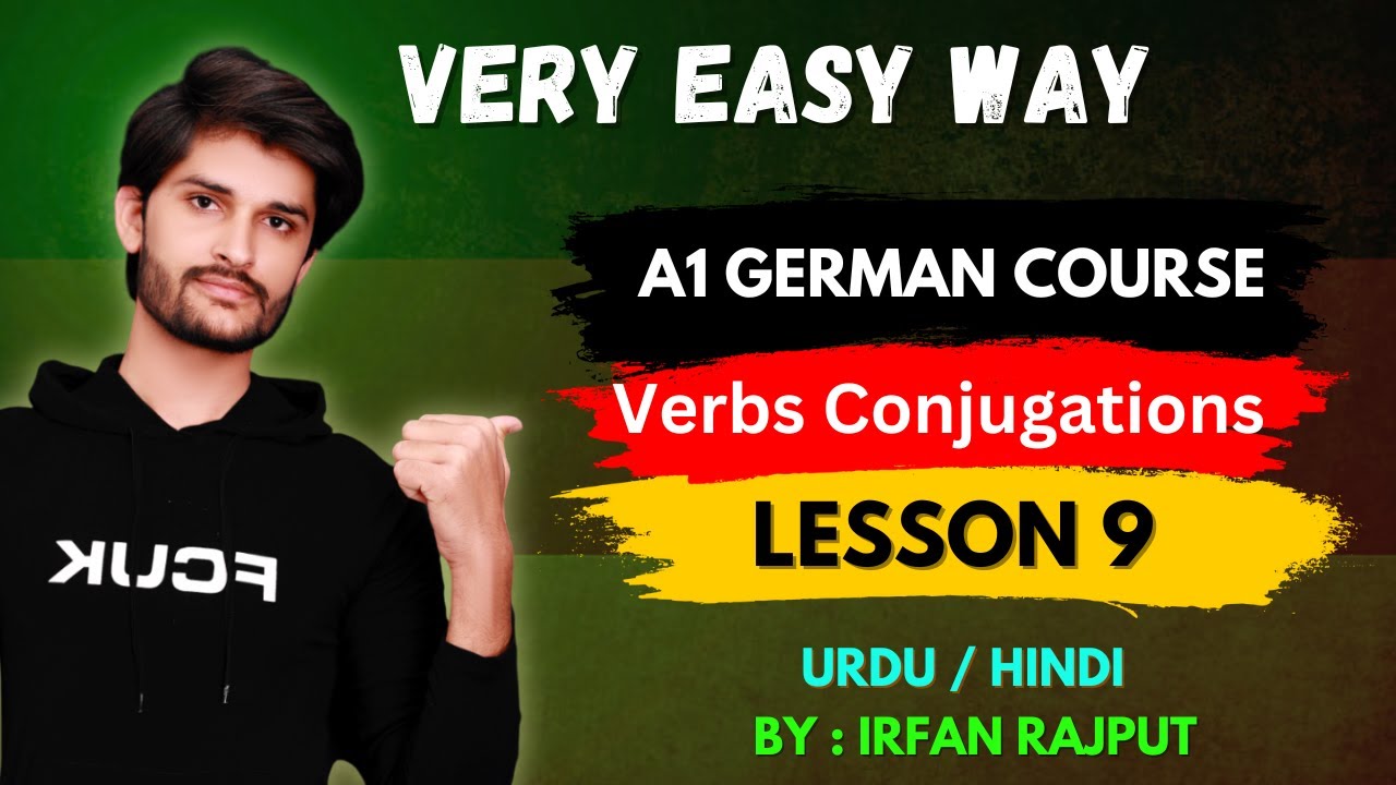 Verbs conjugation | A1 German Language Course | Lesson 9 | Desi Germanist