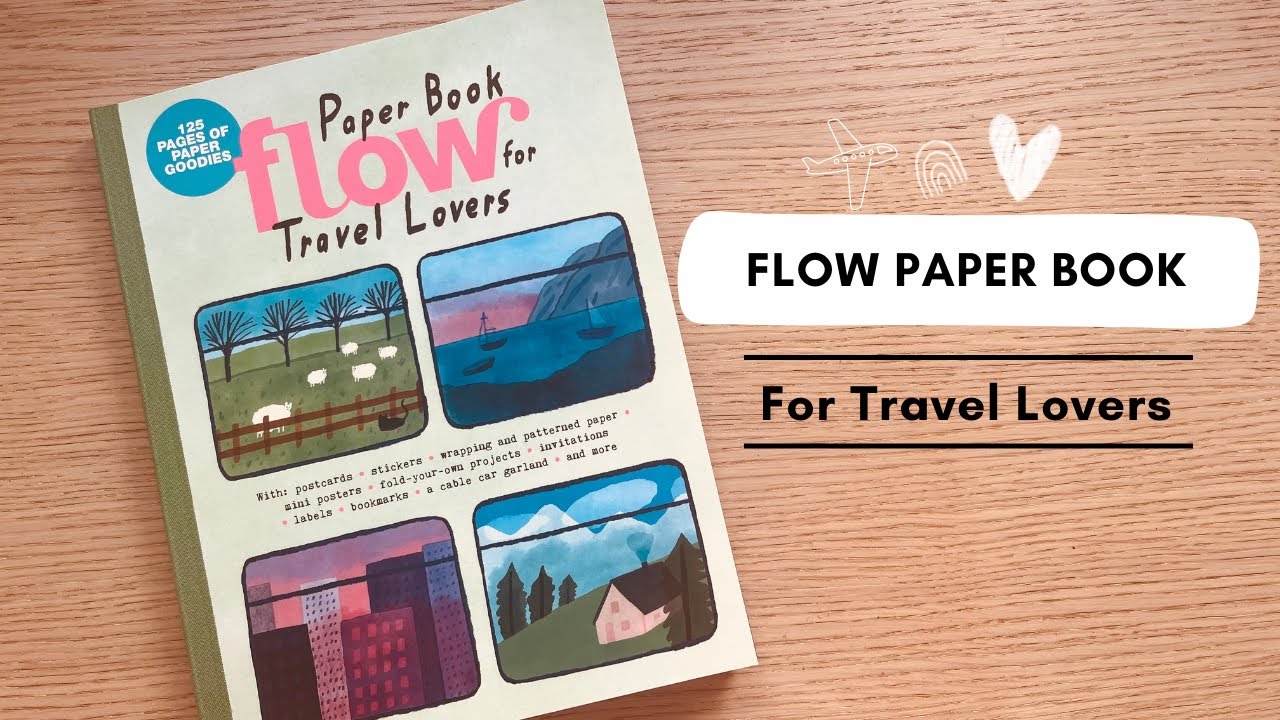 Flow Paper Book For TRAVEL Lovers - Full Flip