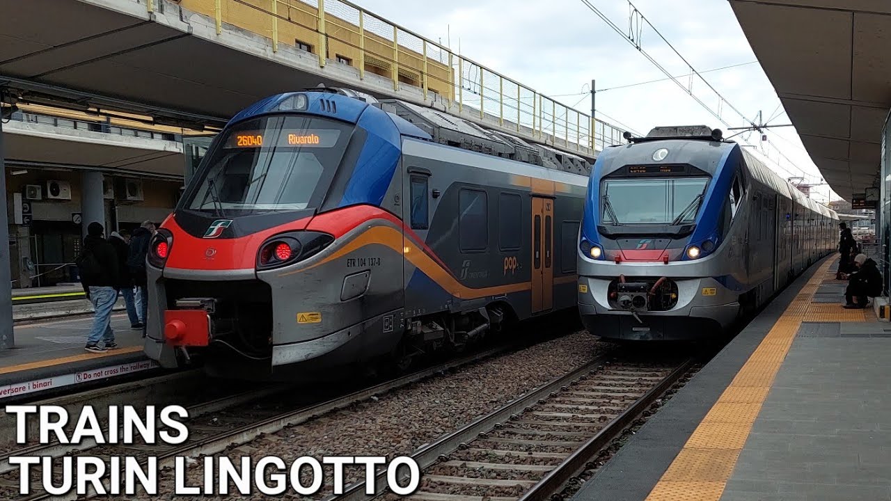 [4K] 🇮🇹 Trains in Turin Lingotto / 🇮🇹 Treni a Torino Lingotto (2023)