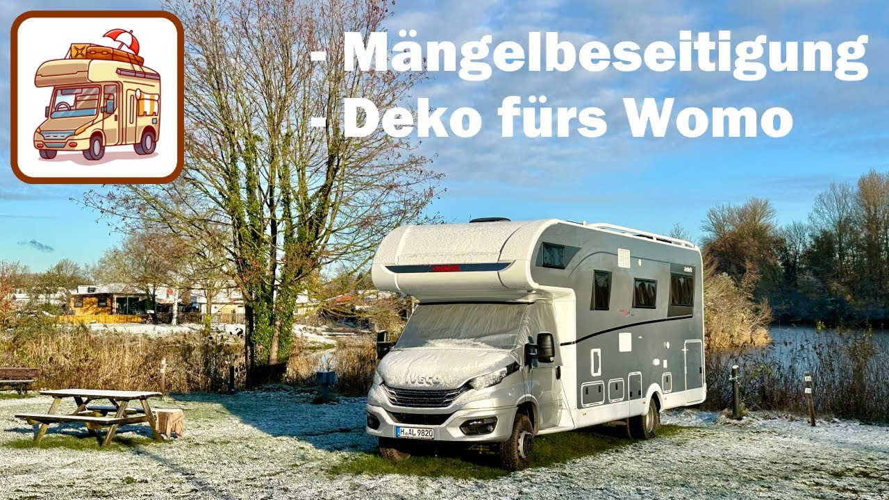 Arnumer See, Mängelbeseitigung Dethleffs, Deko im Wohnmobil. #81