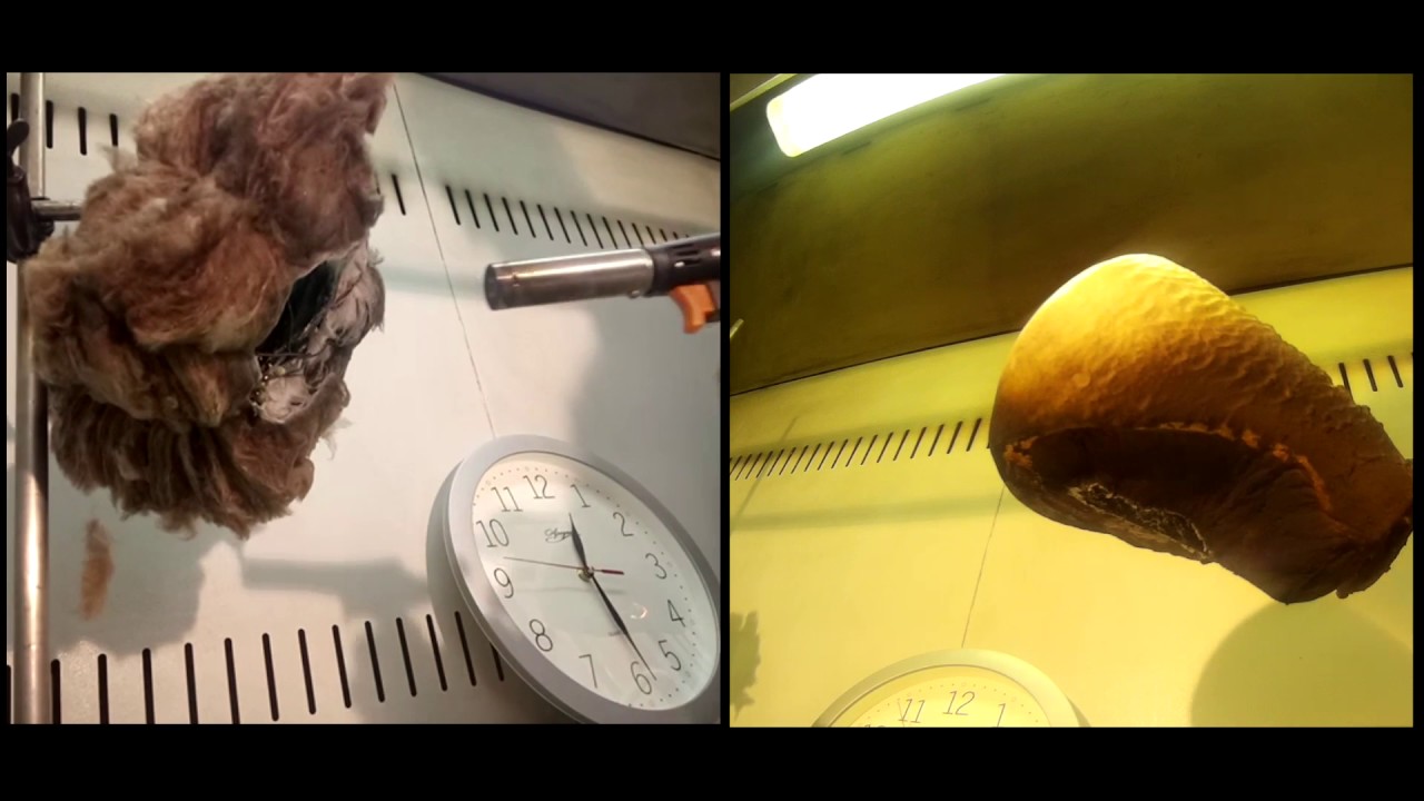 Сравниваем на горючесть минвату и ППУ