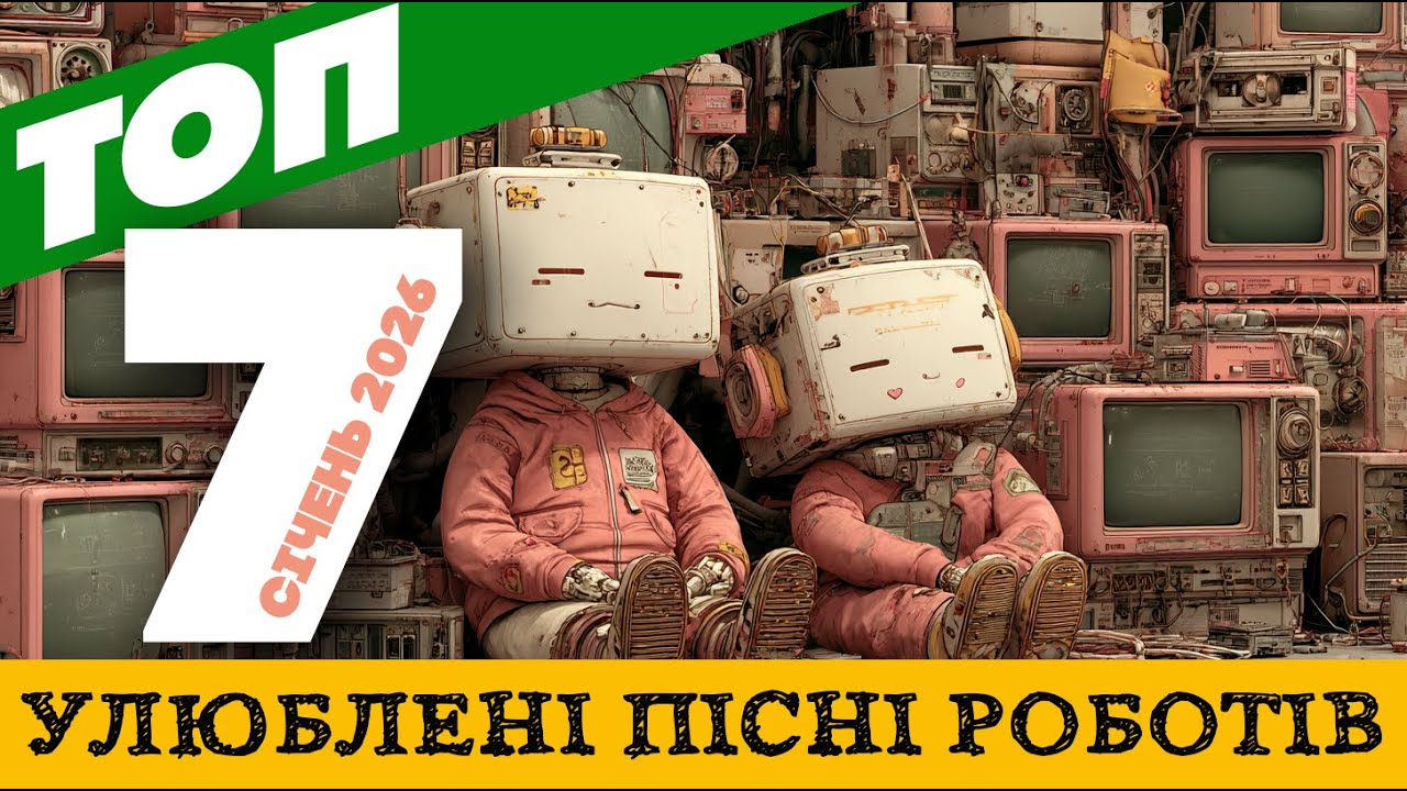 ТОП 7 улюблених пісень роботів | Січень 2026