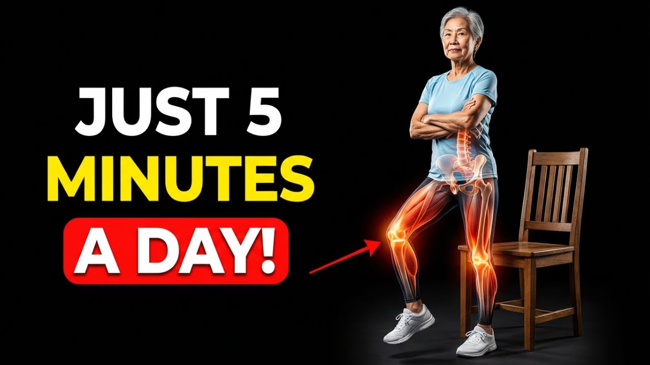 Can You Pass the Chair Test? 3 Japanese Moves to Build Stronger Legs After 75 | Senior Health tips
