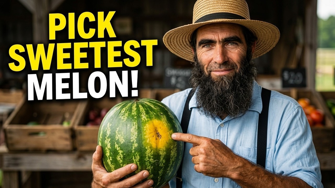 How Amish Farmers Pick Perfectly Sweet Watermelons
