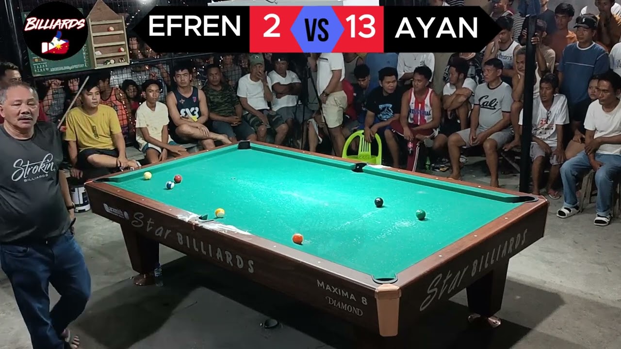 FINAL MAKAKAHABOL KAYA SI CHAMP EFREN BATA REYES 9/10 +1WIN VS AYAN PACO RACE 17 / 18 PAMPANGA