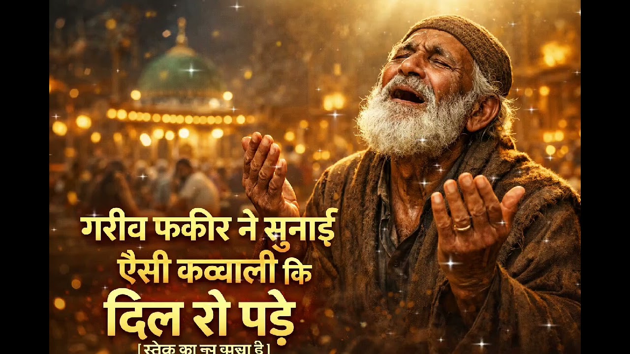 “इश्क़ का नूर बरसा दे”💗 GAREEB FAKIR KI QAWWALI 🫶🏻🕌