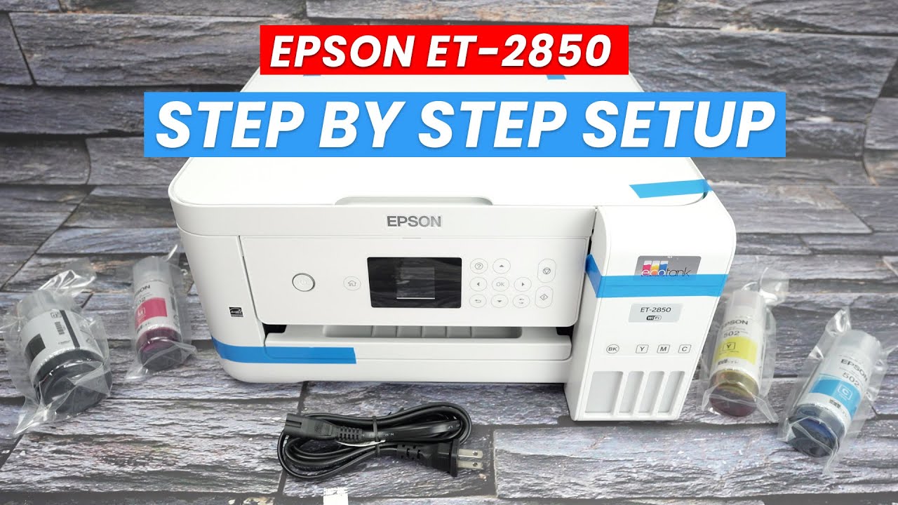 Как настроить и использовать принтер Epson EcoTank ET-2850