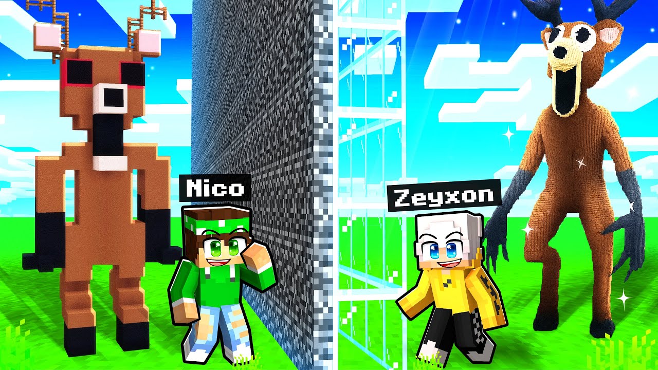 Ho BARATO con il CERVO delle 99 NOTTI in una BATTAGLIA di COSTRUZIONI in Minecraft!