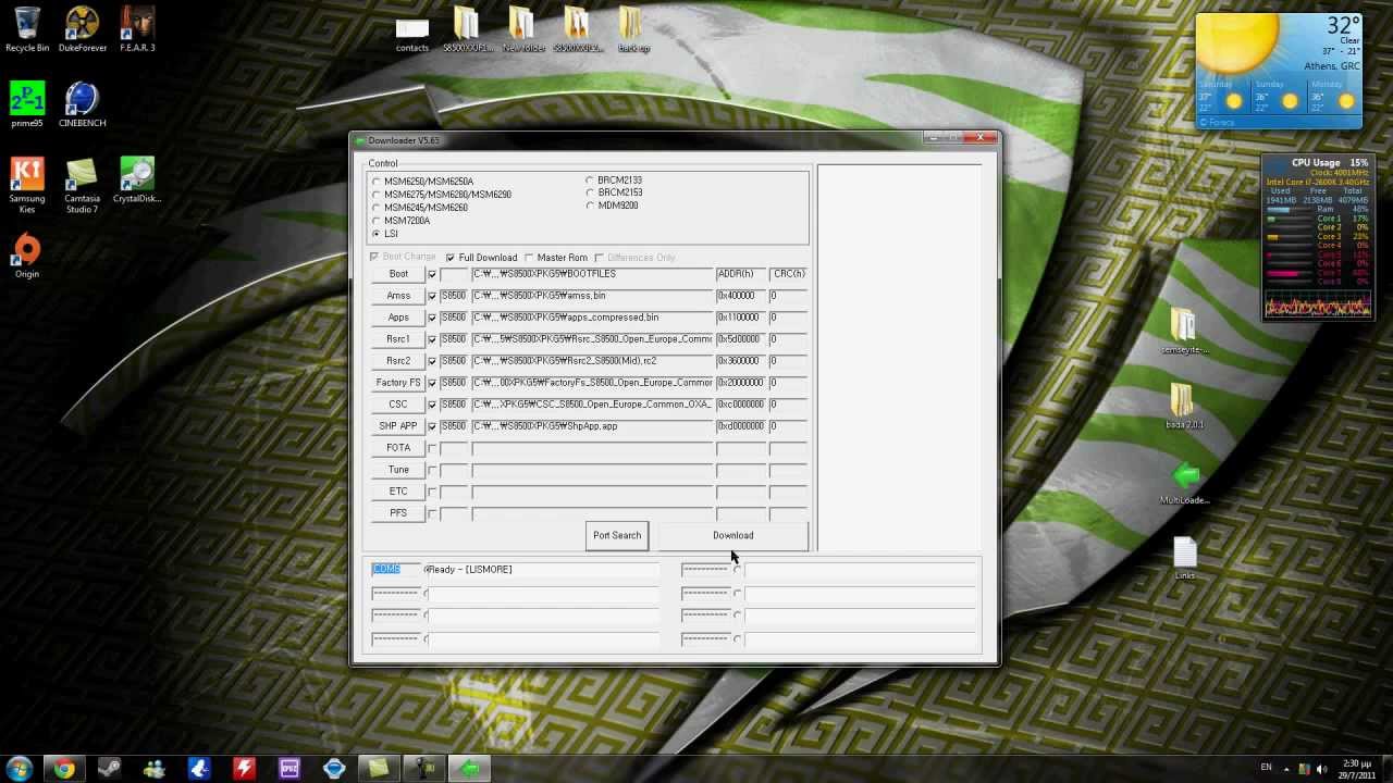 How to flash your samsung wave 1 or 2 on Bada 2 (XXLA1 & multiloader 5.65) UPDATED 24.4.2012