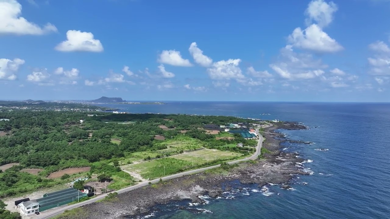 15 신풍목장인근올레길3코스 항공촬영