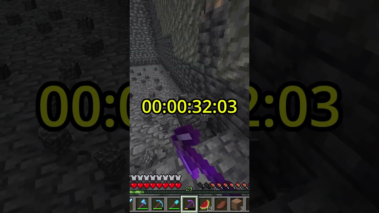 Kopię codziennie przez minute dop&oacute;ki nie dokopię się do bedrocka Dzień 78 #minecraft #gaming