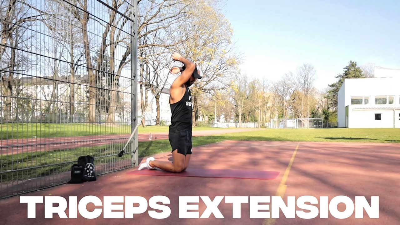Triceps Extension mit Widerstandsband – gezielt den Trizeps isolieren/stärken!