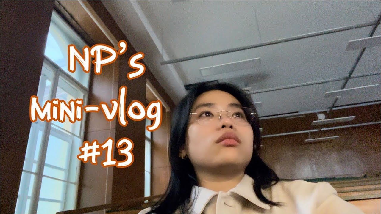 #npminivlog 13 ~ Một ngày đi học thạc sĩ ở Hung cùng mình nhaa