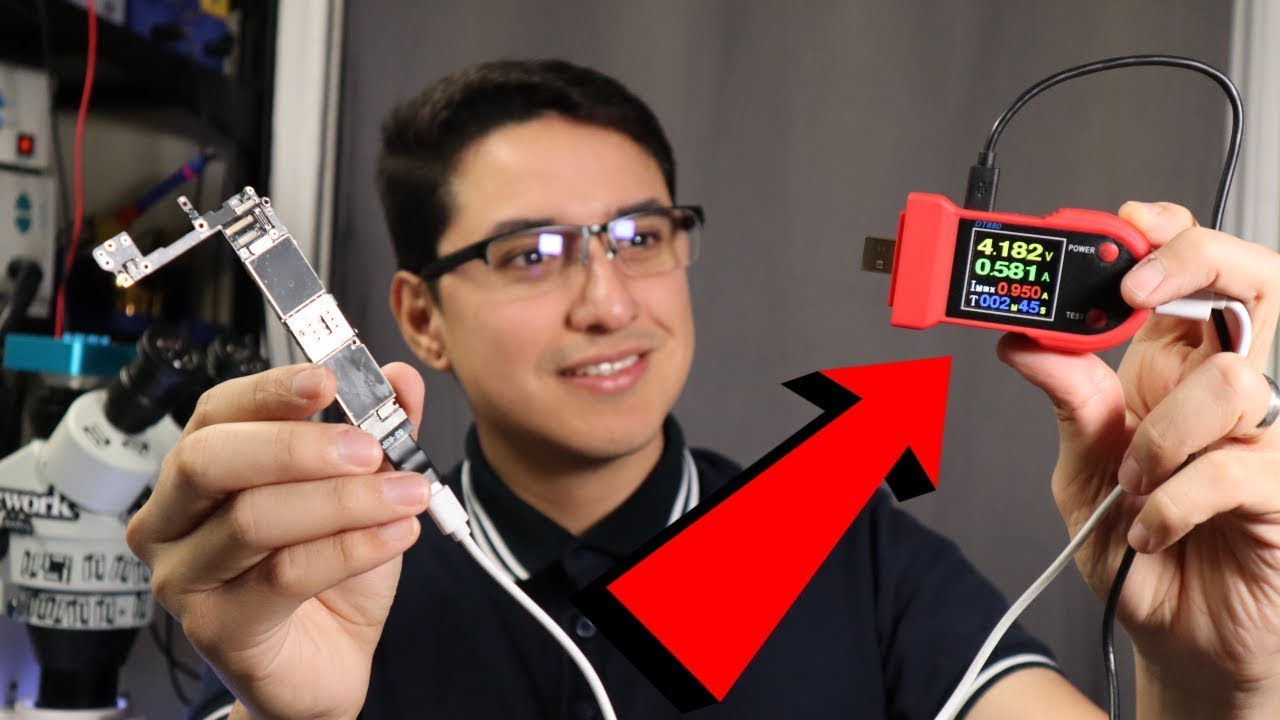 Easy iPhone Logic Board Diagnostics! How To use DT-880 Mini DC Power Supply To Find Shorts