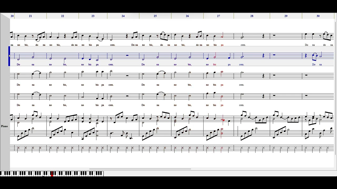 Dona Nobis Pacem Mary Lynn 알토