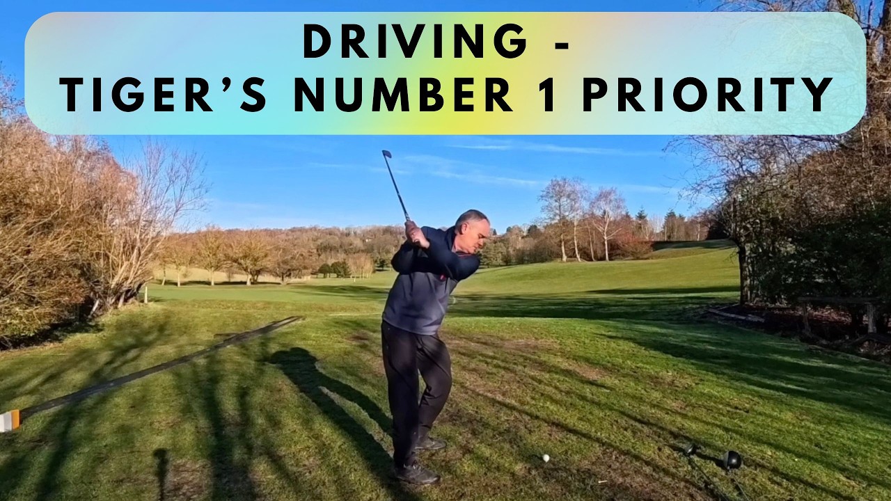 Driving - Tiger Wood's Number One Priority | On Course Lesson | The Stinger