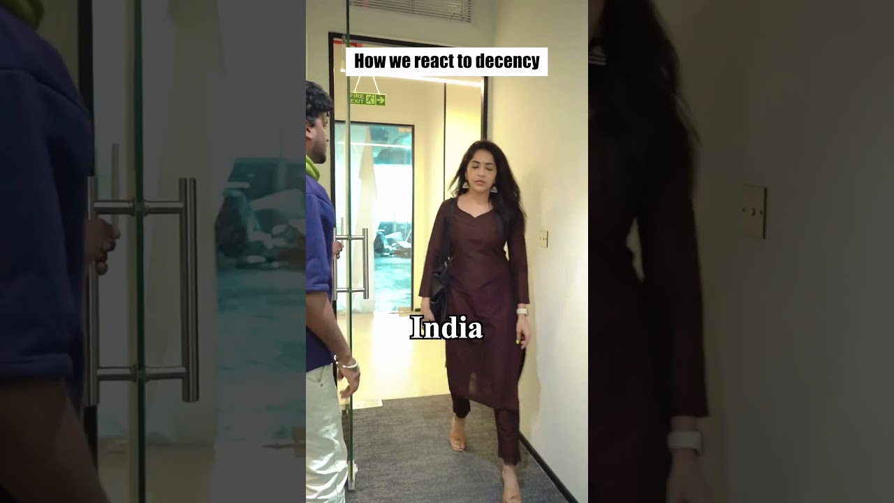 When decency meets reality in India 🤣🇮🇳 #shorts | Stay Tuned with Ramya