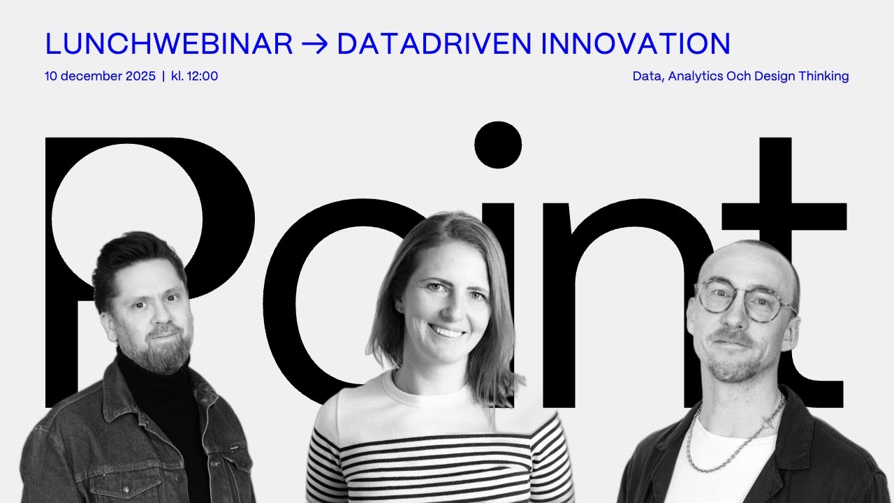 Datadriven innovation: Så bygger du med data och design (2025)