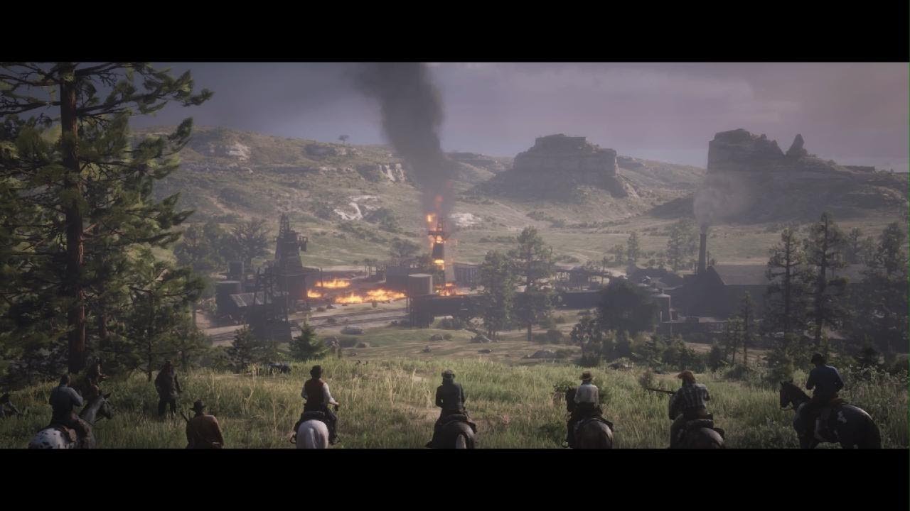 Ayudamos a los nativos,asalto a la petrolera. Red Dead Redemption 2