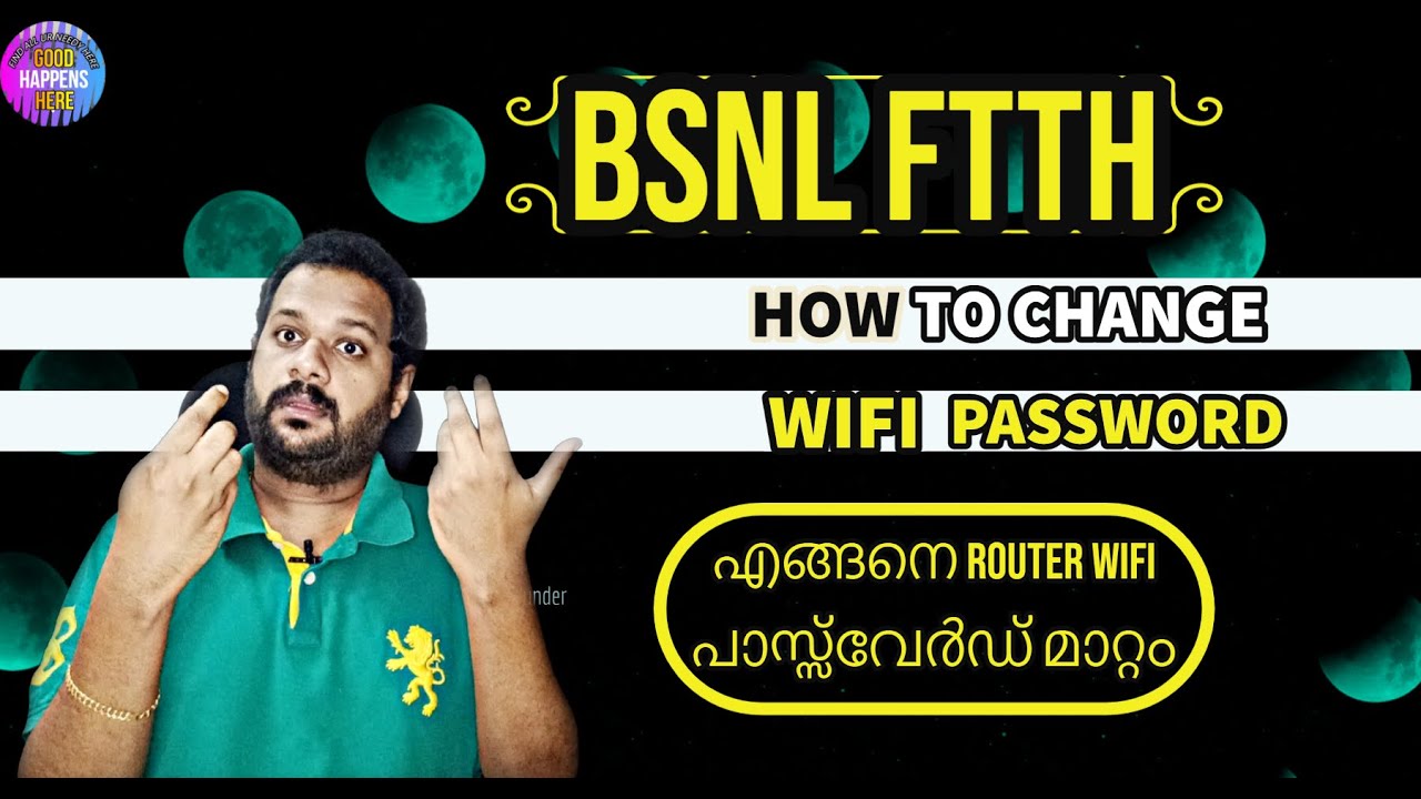BSNL FTTH - How To Change Modem WiFi Password - Router Password Change