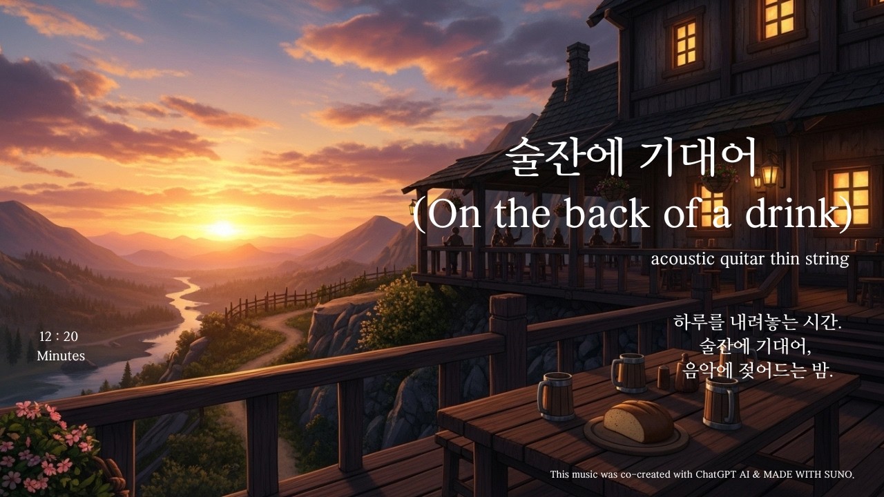 술잔에 기대어 On the back of a drink