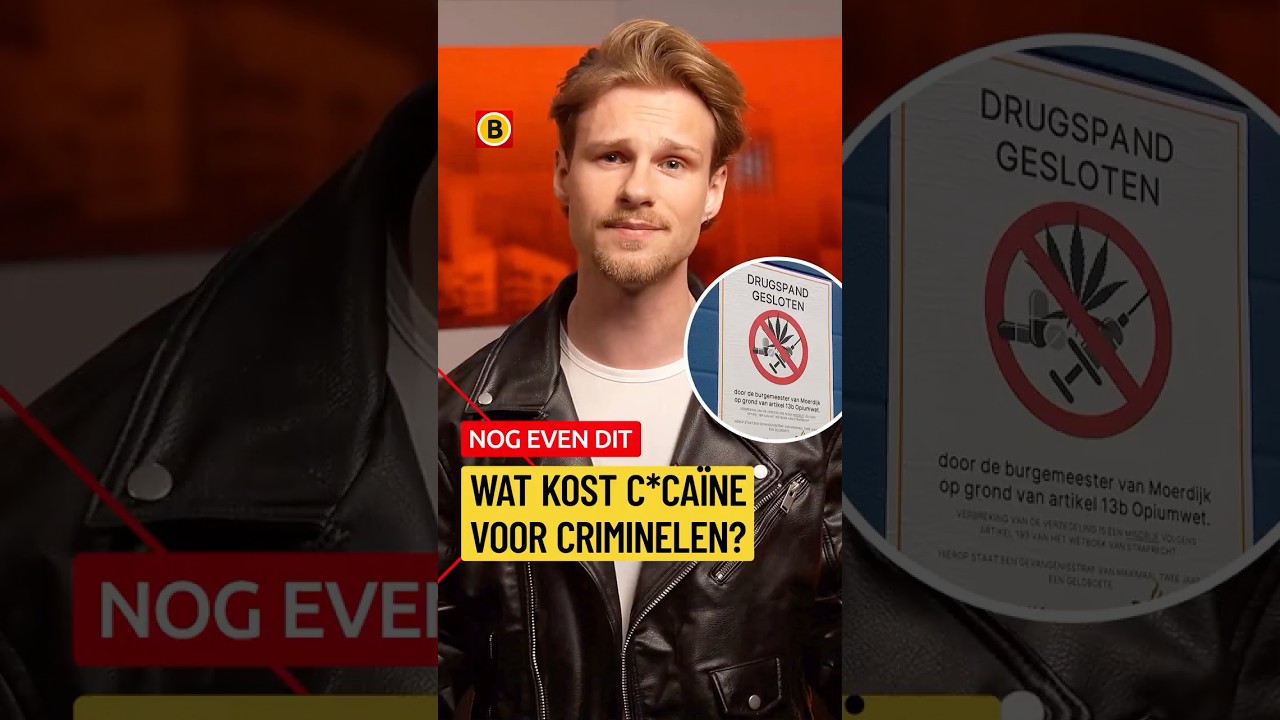 Wat kost coca&iuml;ne voor criminelen? | #nogevendit