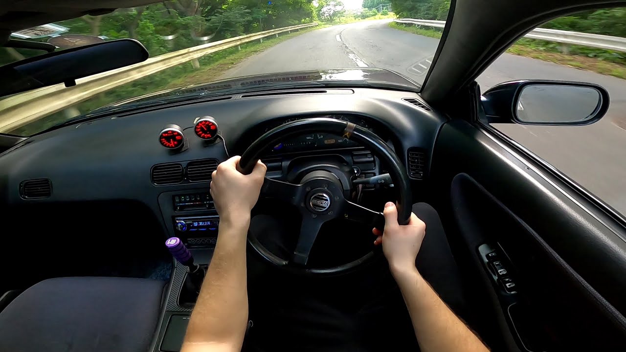 1991 Nissan 180SX Type S (SR20DET) POV Drive in Japan