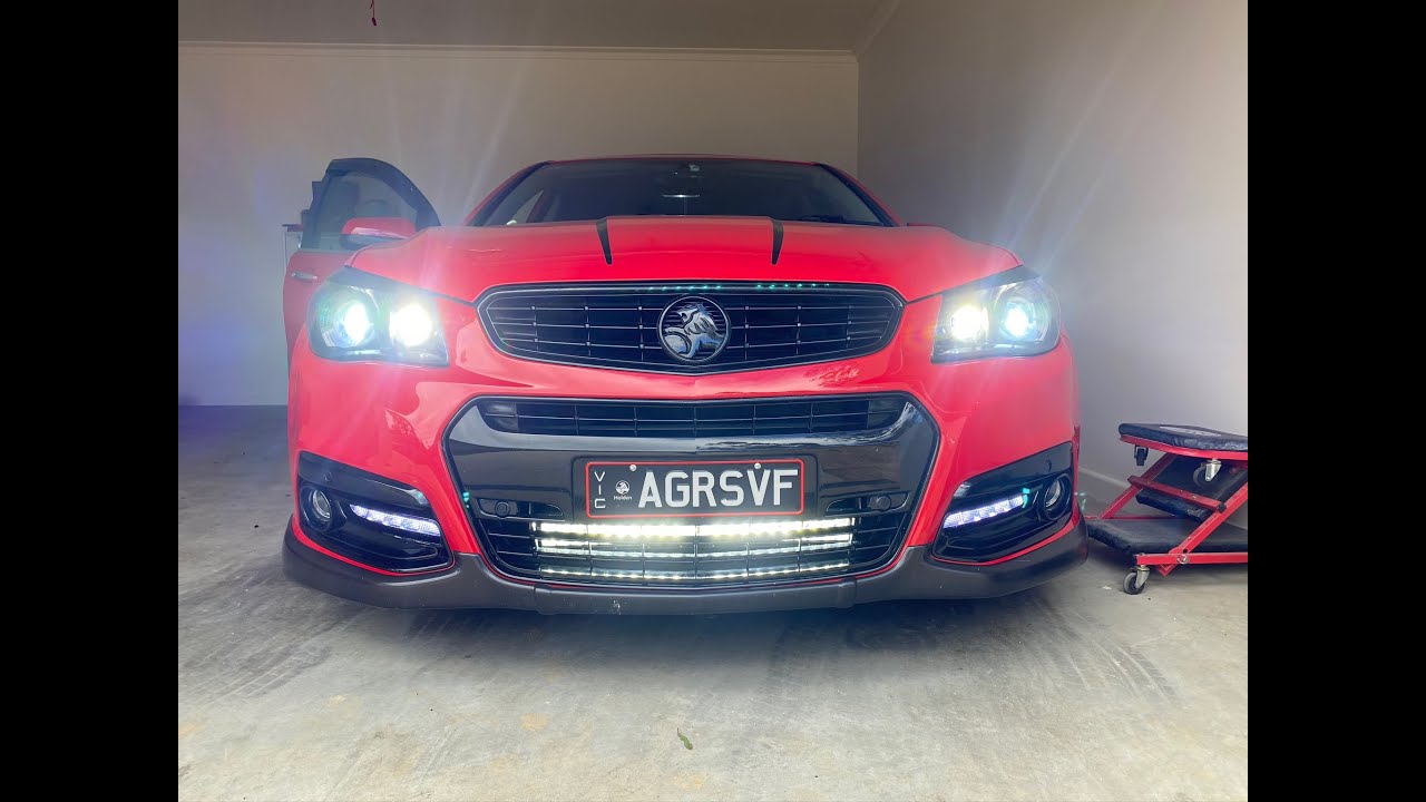 How to replace headlight globes with LED's VF Commodore (Bench install)
