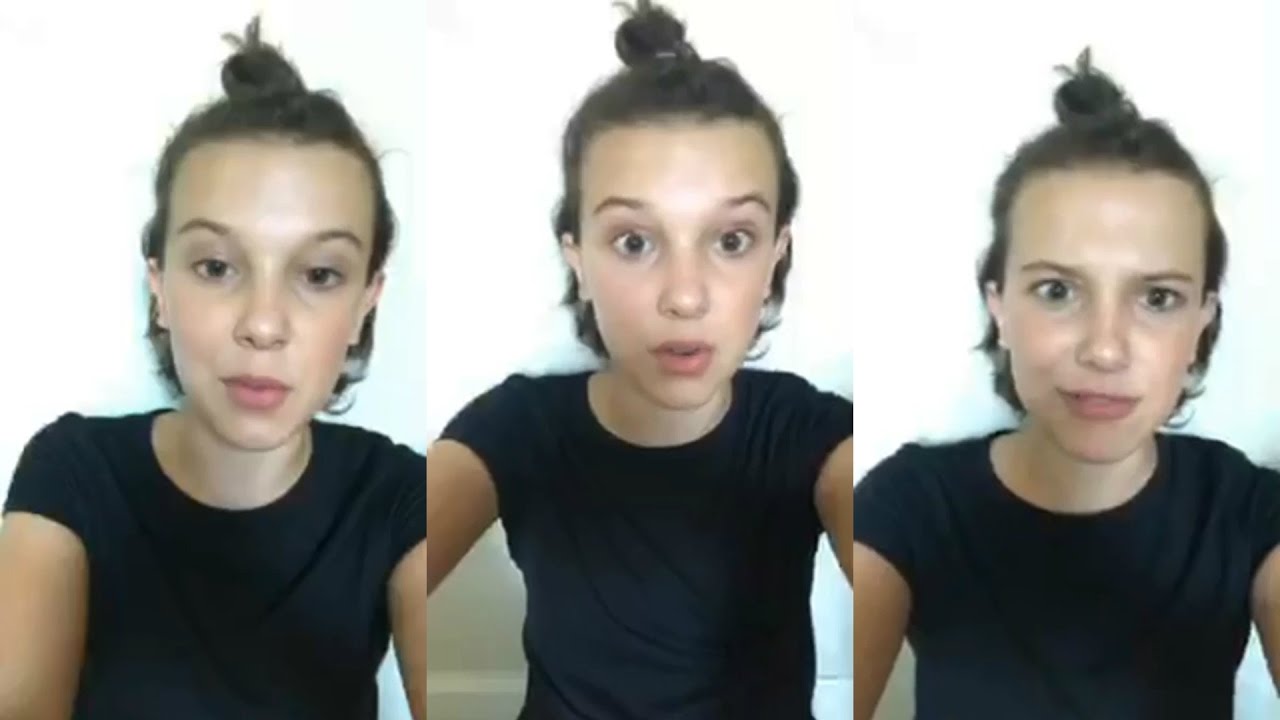 Millie Bobby Brown | Instagram Live Stream | 19 May 2017
