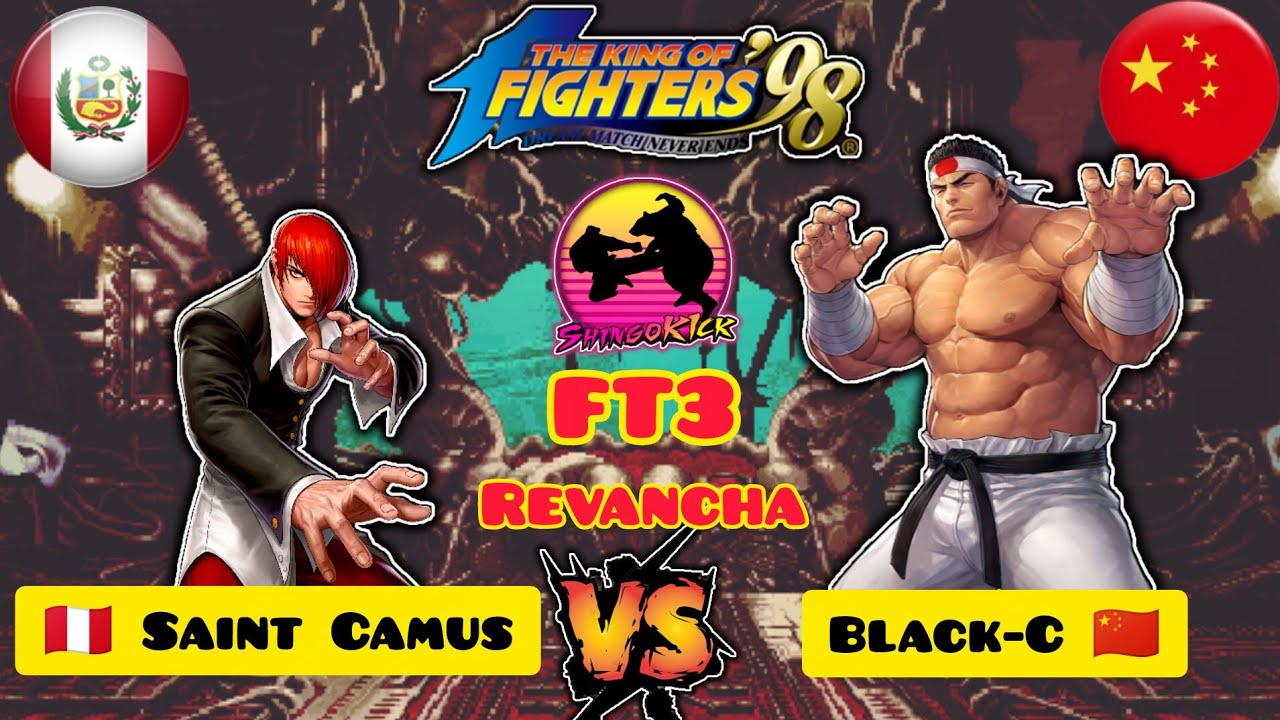 🔥Revancha Corta e Intensa🔥🇵🇪Saint Camus🇵🇪🆚🇨🇳Black-C🇨🇳 FT3 #kof98 
