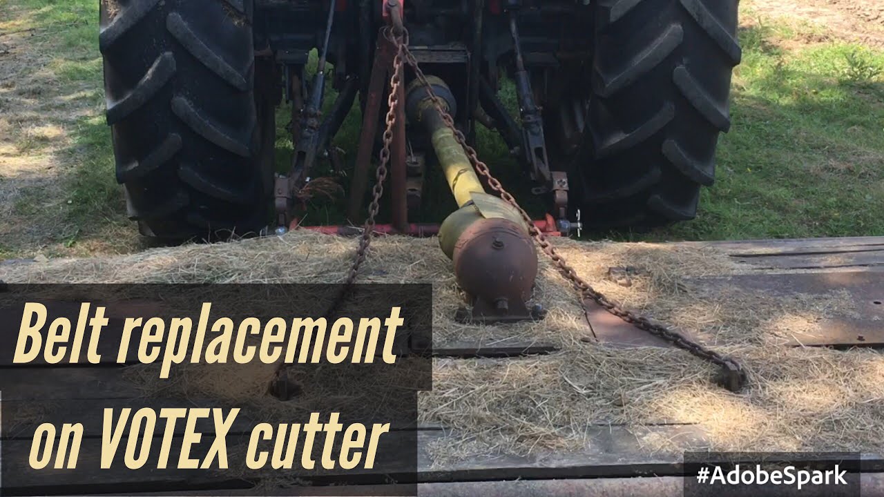 Votex PT mower belt replacement