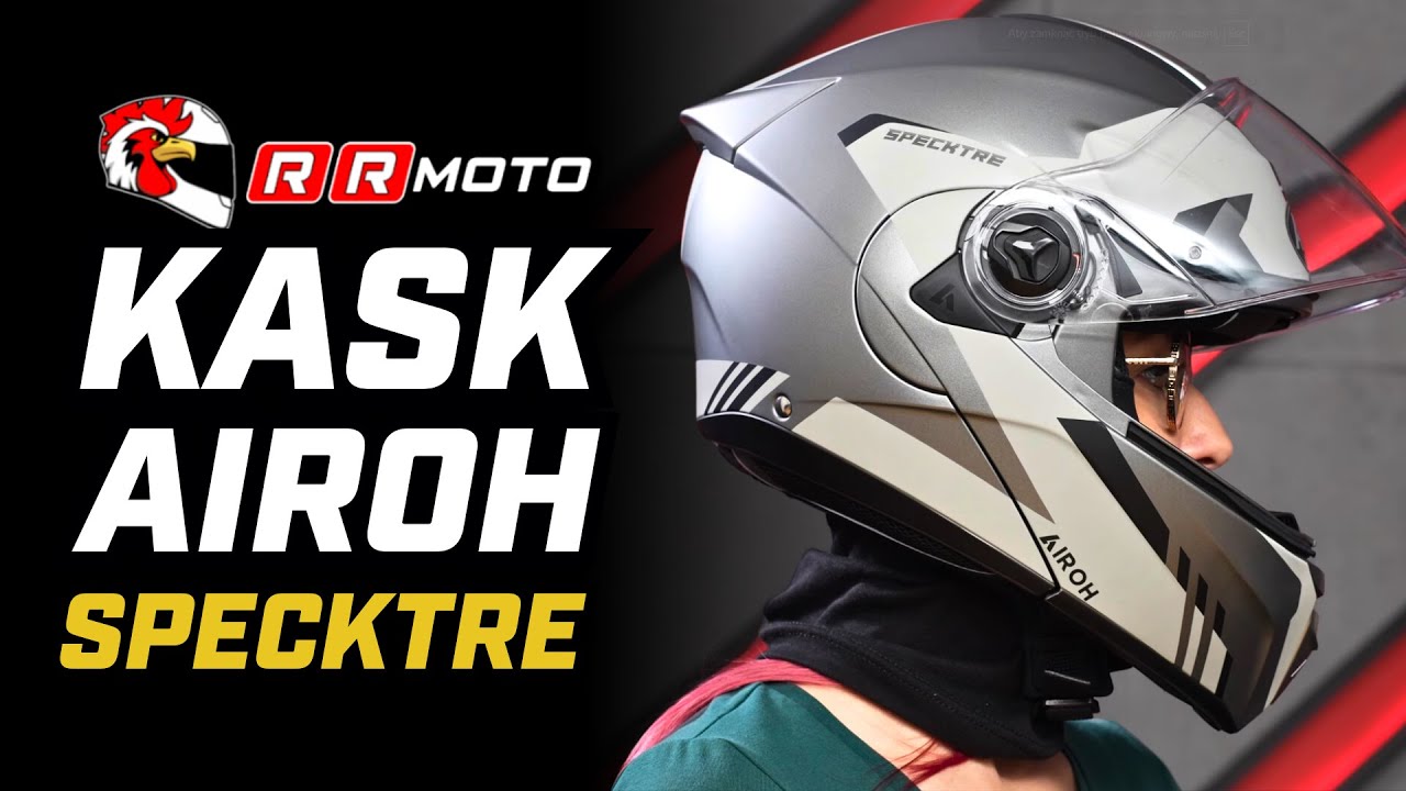 KASK AIROH SPECKTRE - kask z podnoszoną szczęką