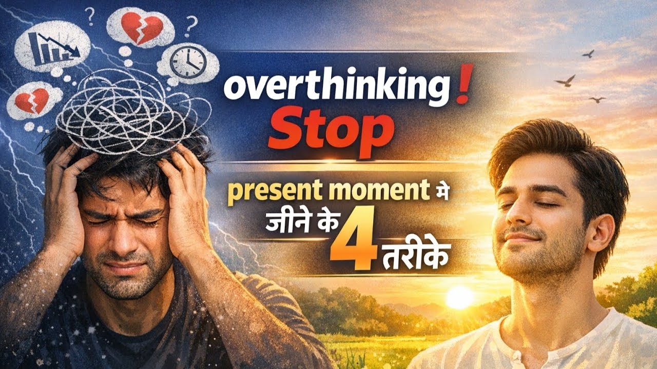STOP OVERTHINKING || HOW TO LIVE IN THE PRESENT MOMENT || PRO-TALK HINDI ||