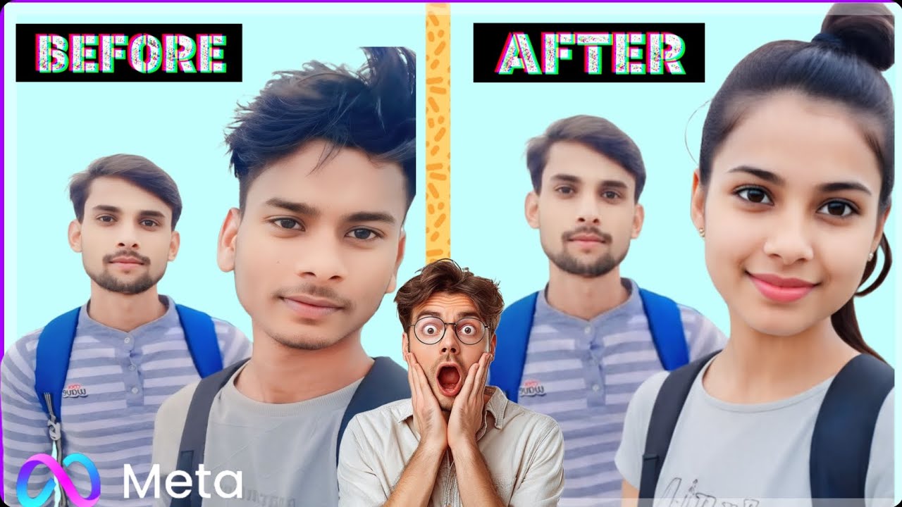 WhatsApp se boy ko girl Kaise banaye | AI se ladka ko ladki Kaise banaen | meta ai se boy in girl