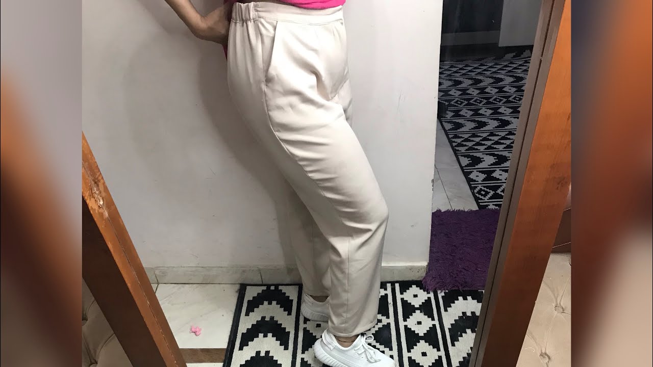 تفصيل وخياطه بنطلون كلاسيك #diy #sewing